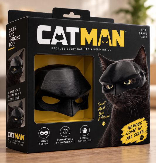 CATMAN-style mask for cats.