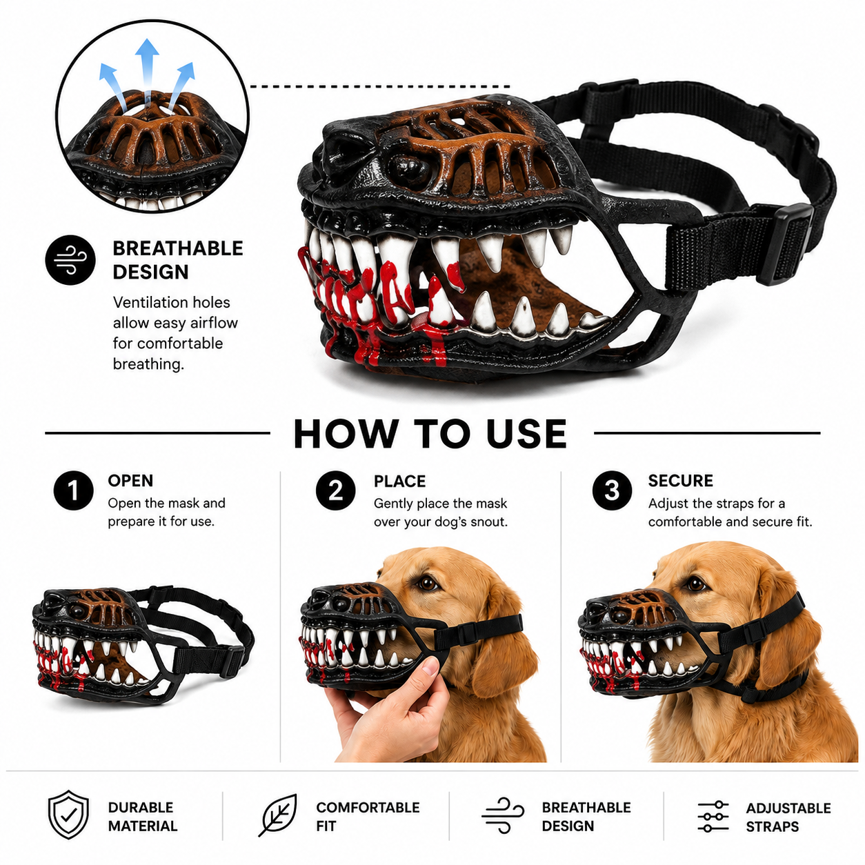 BeastMode Dog Muzzle
