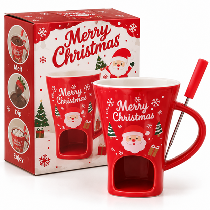 Chocolate Fondue Mug with Tealight Holder