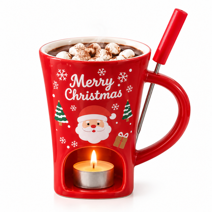 Chocolate Fondue Mug with Tealight Holder