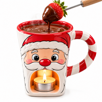 Chocolate Fondue Mug with Tealight Holder